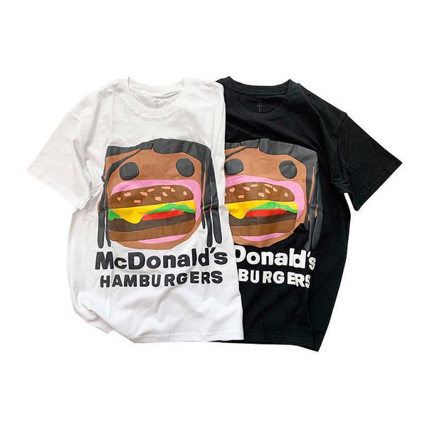 cpfm travis scott mcdonald's tripartite joint hamburger short sleeve wu yifan's same high street hip hop t-shirt poiz, White;black
cpfm travis scott mcdonald's tripartite joint hamburger short sleeve wu yifan's same high street hip hop t-shirt poiz, White;black