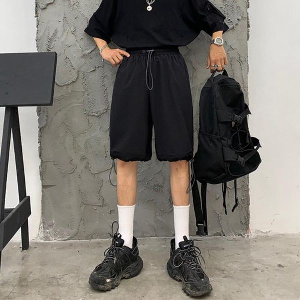 summer korean casual drawstring wide leg tooling solid color cotton wild shorts male streetwear men's, White;black
summer korean casual drawstring wide leg tooling solid color cotton wild shorts male streetwear men's, White;black