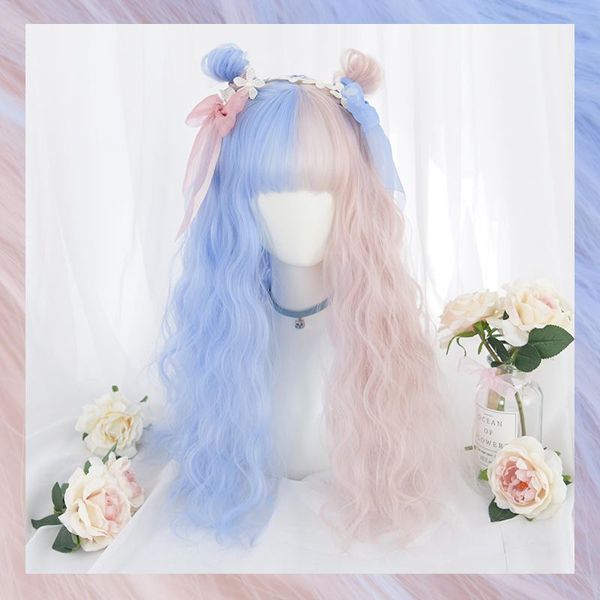 party masks gradient ramp champagne lolita cosplay wig big wavy curly blue flaxen periwig halloween costume for women
party masks gradient ramp champagne lolita cosplay wig big wavy curly blue flaxen periwig halloween costume for women