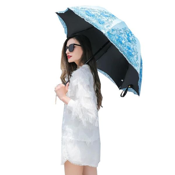 umbrellas 2021 quality folding umbrella for women anti-uv windproof rain lace double-layer female parasol pocket 
umbrellas 2021 quality folding umbrella for women anti-uv windproof rain lace double-layer female parasol pocket