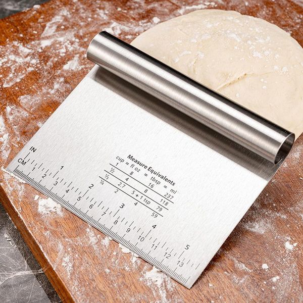 baking & pastry tools dough scraper with measuring guide spatula pizza cutter bread slicer kitchen cake fondant decorating tool
baking & pastry tools dough scraper with measuring guide spatula pizza cutter bread slicer kitchen cake fondant decorating tool