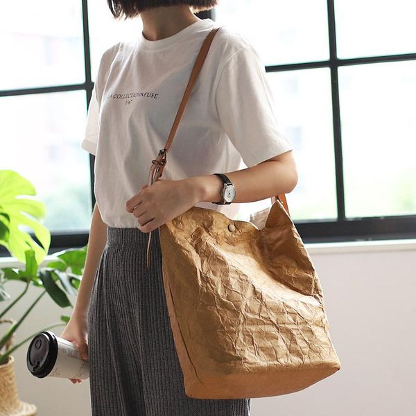 evening bags pure color fashion retro shoulder bag simple wrinkled washed distressed bucket leisure literary kraft paper messenger
evening bags pure color fashion retro shoulder bag simple wrinkled washed distressed bucket leisure literary kraft paper messenger