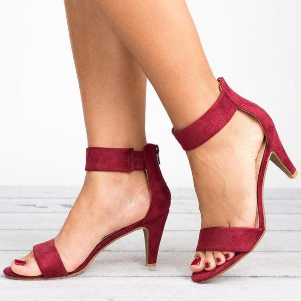 dress shoes spring summer women 2021 sandals kitten heels open toe classic zipper suede leopard platform office ladies, Black
dress shoes spring summer women 2021 sandals kitten heels open toe classic zipper suede leopard platform office ladies, Black