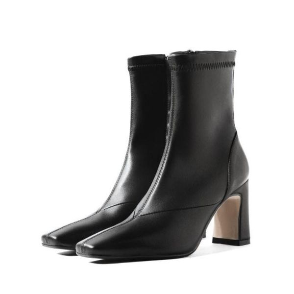 boots kemekiss women high heel real leather square zipper ankle fashion autumn winter shoes size 34-40 htfk, Black
boots kemekiss women high heel real leather square zipper ankle fashion autumn winter shoes size 34-40 htfk, Black