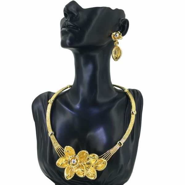 earrings & necklace mejewelry gold plated jewelry set for women african bridal and dubai 24k nigerian wedding jewellery, Silver
earrings & necklace mejewelry gold plated jewelry set for women african bridal and dubai 24k nigerian wedding jewellery, Silver