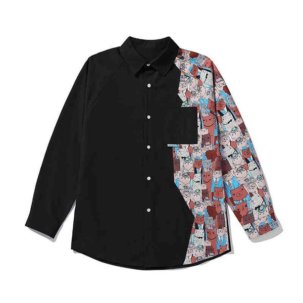 men's casual shirts shirts harajuku design, raglan sleeve, long, floral, patchwork, pocket, blouse, black, blue, large size, street clo, White;black
men's casual shirts shirts harajuku design, raglan sleeve, long, floral, patchwork, pocket, blouse, black, blue, large size, street clo, White;black
