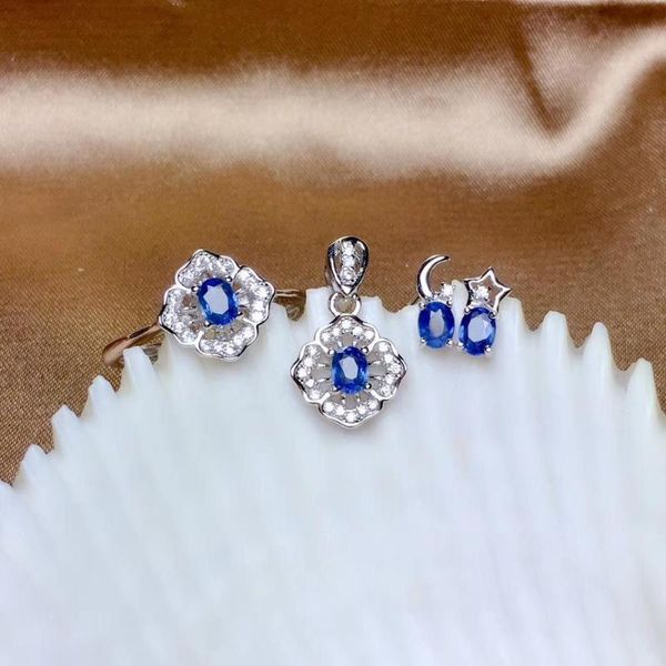 ancient flower moon stars natural blue sapphire s925 silver ring earrings pendant gemstone jewelry set girl party gift bracelet, & necklace, Black
ancient flower moon stars natural blue sapphire s925 silver ring earrings pendant gemstone jewelry set girl party gift bracelet, & necklace, Black