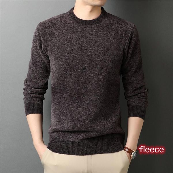 men's sweaters winter warm casual pullover sweater fashion round neck thick fleece chenille male brand clothes, White;black
men's sweaters winter warm casual pullover sweater fashion round neck thick fleece chenille male brand clothes, White;black