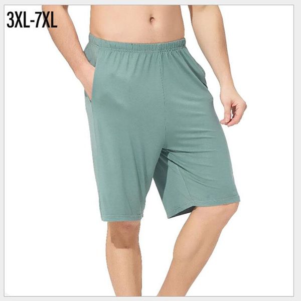 men's sleepwear summer men loose comfortable elastic soft knee length lounge bottoms male home cotton shorts plus size 3xl 4xl 5xl 6xl, Black;brown
men's sleepwear summer men loose comfortable elastic soft knee length lounge bottoms male home cotton shorts plus size 3xl 4xl 5xl 6xl, Black;brown