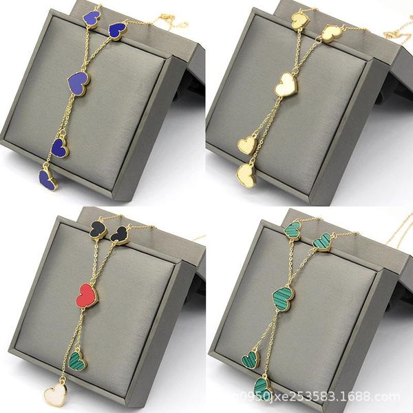 pendant necklaces 2021 vintage 5 lucky peach heart necklace solid color choker jewelry accessory gift for women, Silver
pendant necklaces 2021 vintage 5 lucky peach heart necklace solid color choker jewelry accessory gift for women, Silver