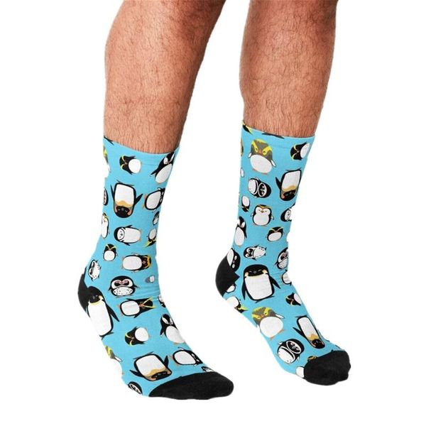 men's socks 2021 funny know your penguins pattern printed hip hop men happy cute boys street style crazy for, Black
men's socks 2021 funny know your penguins pattern printed hip hop men happy cute boys street style crazy for, Black