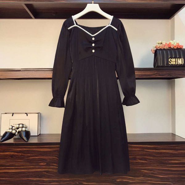 casual dresses dress product spring large women's fat mm medium length black long sleeve ahmn, Black;gray
casual dresses dress product spring large women's fat mm medium length black long sleeve ahmn, Black;gray