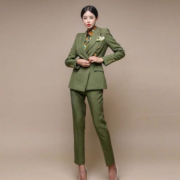 suits fashion women suits long sleeve double- breasted pants suit office lady slim two-piece blazer sets q2pk idgk, White;black
suits fashion women suits long sleeve double- breasted pants suit office lady slim two-piece blazer sets q2pk idgk, White;black