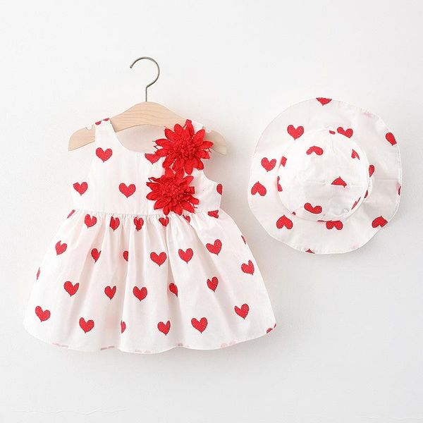 baby girl summer princess pleated dress temperament heart print cute clothes birthday girl's dresses, Red;yellow
baby girl summer princess pleated dress temperament heart print cute clothes birthday girl's dresses, Red;yellow