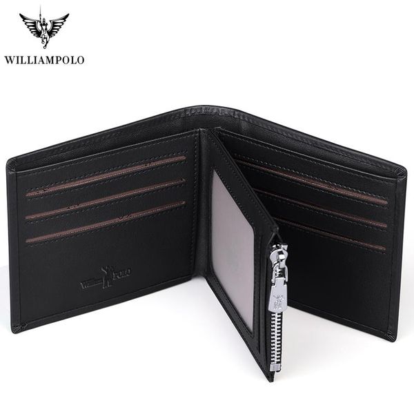 leather wallet men's short driver's license horizontal card holder multifunctional zipper trendy williampolo wallets, Red;black
leather wallet men's short driver's license horizontal card holder multifunctional zipper trendy williampolo wallets, Red;black