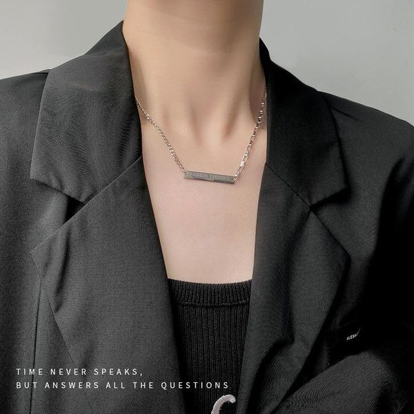 pendant necklaces woman letter necklace women chain lovers jewelry wedding silver color trendy kpop party zinc alloy naszyjnik
pendant necklaces woman letter necklace women chain lovers jewelry wedding silver color trendy kpop party zinc alloy naszyjnik