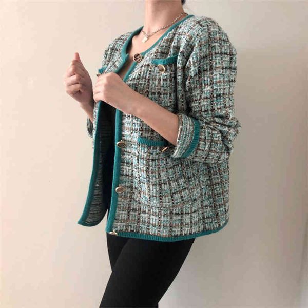 women's jackets colorfaith autumn winter sweater fashionable elegant short cardigans plaid vintage checkered knitwear swc1525jx odwm, Black;brown
women's jackets colorfaith autumn winter sweater fashionable elegant short cardigans plaid vintage checkered knitwear swc1525jx odwm, Black;brown