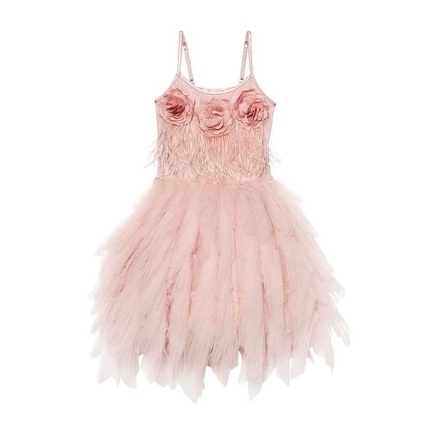 retail girl dress summer flowers feather princess for party wedding children clothing 2-8t e2501 210610, Red;yellow
retail girl dress summer flowers feather princess for party wedding children clothing 2-8t e2501 210610, Red;yellow