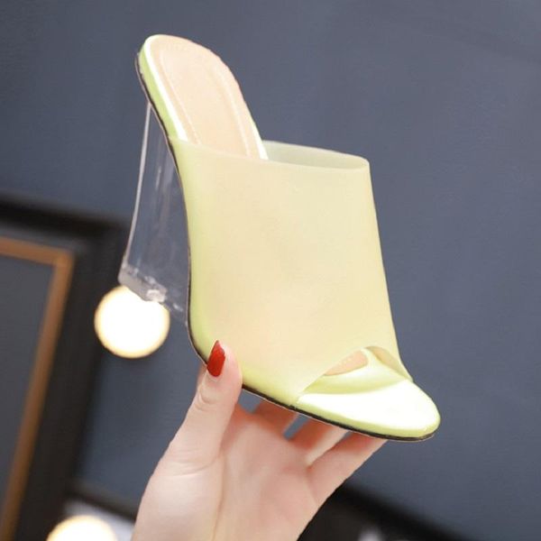 slippers pvc clear women jelly shoes summer transparent high heels open toe crystal wedges ladies slides chaussures femme, Black
slippers pvc clear women jelly shoes summer transparent high heels open toe crystal wedges ladies slides chaussures femme, Black