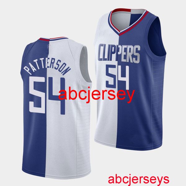 stitched patrick patterson #54 split association & icon white blue jersey any name number, Black
stitched patrick patterson #54 split association & icon white blue jersey any name number, Black