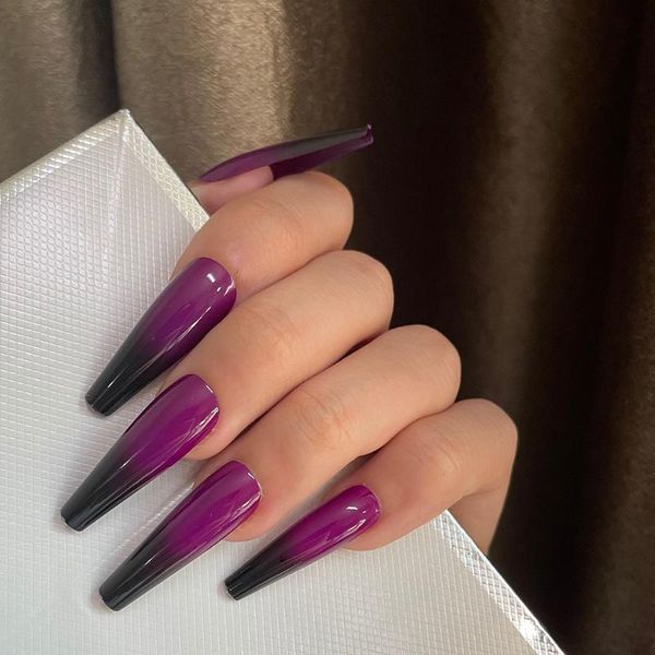 false nails 500pcs/opp purple gradient fake party artificial nail tips press on detachable reusable ballerina coffin manicure set, Red;gold
false nails 500pcs/opp purple gradient fake party artificial nail tips press on detachable reusable ballerina coffin manicure set, Red;gold