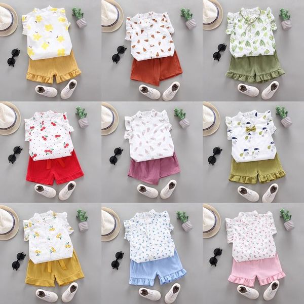 clothing sets summer fashion cute baby girl clothes 2 pcs set fruit print ruffles sleeveless +short pants toddler 0-24m, White
clothing sets summer fashion cute baby girl clothes 2 pcs set fruit print ruffles sleeveless +short pants toddler 0-24m, White