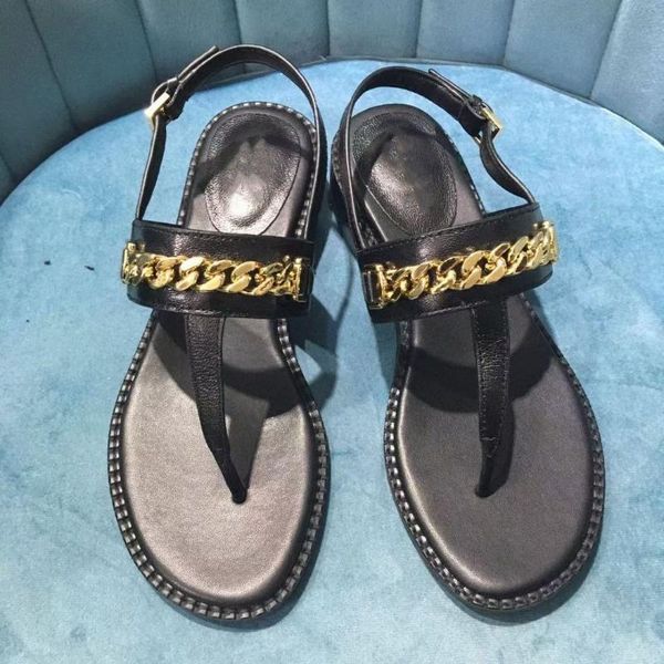 sandals summer casual beach outdoor woman flip flops shoes fashion luxury designer brand with chain, Black
sandals summer casual beach outdoor woman flip flops shoes fashion luxury designer brand with chain, Black