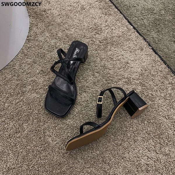 sandals high heels women chunky summer 2021 square toe ladies shoes and zapatillas de mujer, Black
sandals high heels women chunky summer 2021 square toe ladies shoes and zapatillas de mujer, Black