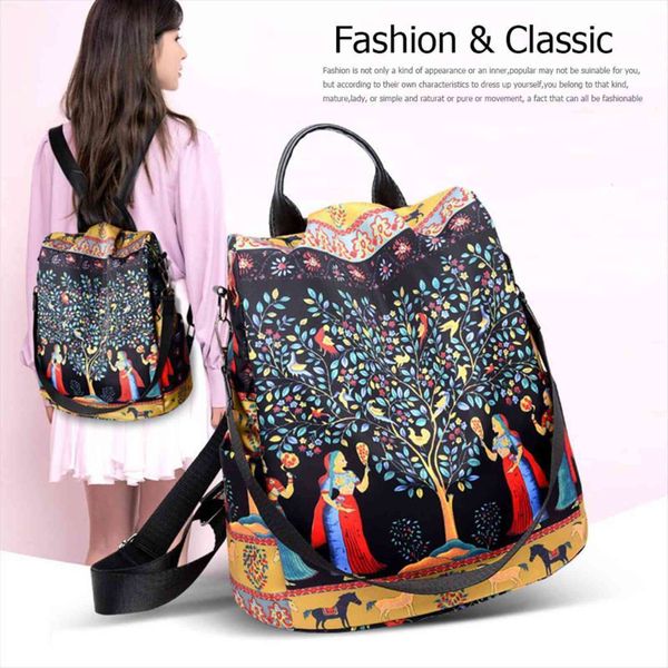 casual multifunctional anti theft womens backpack fashion oxford elephant tree printed large capacity travel shoulder bag
casual multifunctional anti theft womens backpack fashion oxford elephant tree printed large capacity travel shoulder bag
