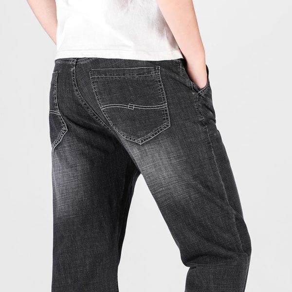 men's jeans plus size 40 42 44 46 summer thin section business casual straight denim pants classic trousers male brand clothes, Blue
men's jeans plus size 40 42 44 46 summer thin section business casual straight denim pants classic trousers male brand clothes, Blue