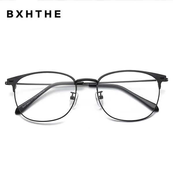 fashion sunglasses frames luxury alloy men half glasses frame myopia computer spectacle women ultralight round prescription for male, Black
fashion sunglasses frames luxury alloy men half glasses frame myopia computer spectacle women ultralight round prescription for male, Black