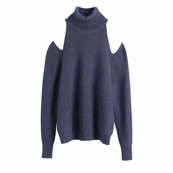 evfer autumn fashion lady off shoulder za blue knitted turtleneck pullover women casual long sleeve black long sweater chic y1110, White;black
evfer autumn fashion lady off shoulder za blue knitted turtleneck pullover women casual long sleeve black long sweater chic y1110, White;black