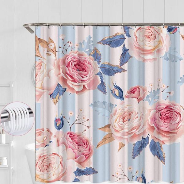 fashion flower printed el bathroom decor 180x180cm shower curtain modern easy install household washable polyester with hooks curtains
fashion flower printed el bathroom decor 180x180cm shower curtain modern easy install household washable polyester with hooks curtains