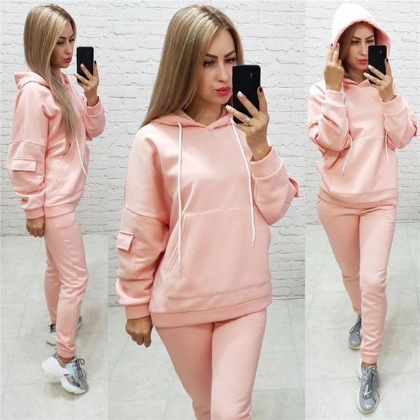 pant solid rose jogging femme two female ensemble fall winter sweatshirt side pocket jumper and suit pants, White
pant solid rose jogging femme two female ensemble fall winter sweatshirt side pocket jumper and suit pants, White