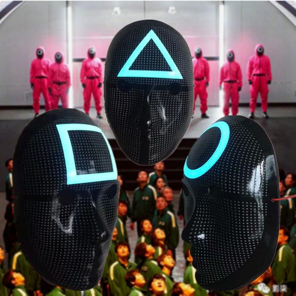party masks children led black pvc or eva materil cosplay face for halloween and christmas decorations 2021 squid game movie mask fidget toy
party masks children led black pvc or eva materil cosplay face for halloween and christmas decorations 2021 squid game movie mask fidget toy
