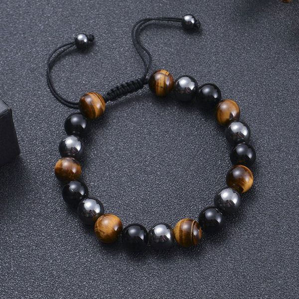 10mm natural stone energy bead charm bracelets for women men yoga party club decor handmade rope braided jewelry, Golden;silver
10mm natural stone energy bead charm bracelets for women men yoga party club decor handmade rope braided jewelry, Golden;silver