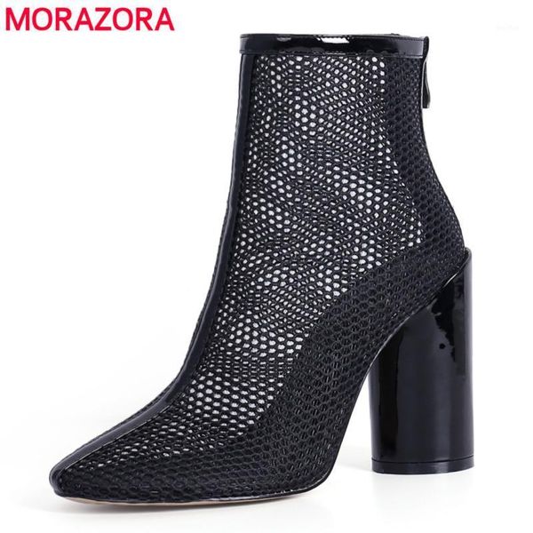 boots morazora 2021 cut outs mesh women european american style summer ankle for high heels ladies shoes1, Black
boots morazora 2021 cut outs mesh women european american style summer ankle for high heels ladies shoes1, Black