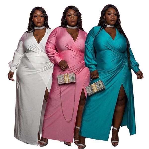 casual dresses est lady women party charming solid lantern sleeve split pleats a line ankle-length 2021, Black;gray
casual dresses est lady women party charming solid lantern sleeve split pleats a line ankle-length 2021, Black;gray