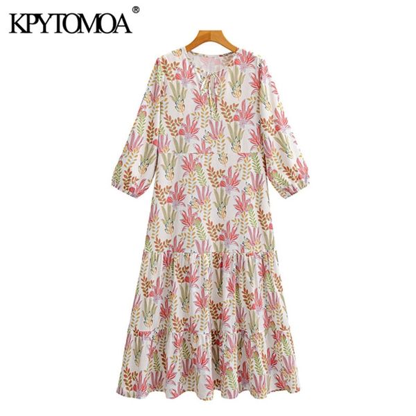 women chic fashion floral print ruffled maxi dress vintage tied o neck three quarter sleeve female dresses mujer 210420, Black;gray
women chic fashion floral print ruffled maxi dress vintage tied o neck three quarter sleeve female dresses mujer 210420, Black;gray