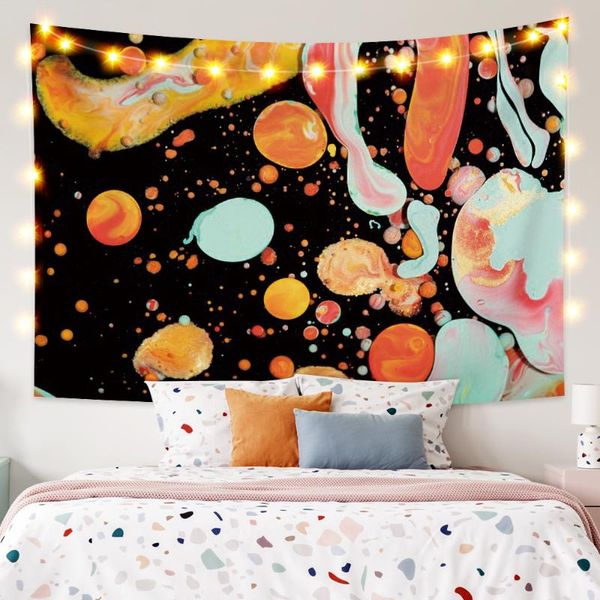 laeacco fashion tapestry wall hangings warm simple cororful abstract painting black background bedroom home room decor polyester tapestries
laeacco fashion tapestry wall hangings warm simple cororful abstract painting black background bedroom home room decor polyester tapestries
