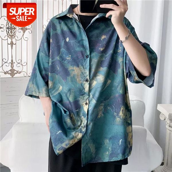 men's ice silk printed short-sleeved hawaiian shirt loose fashion camisa masculina french cuff shirts large size -5xl #pc0w, White;black
men's ice silk printed short-sleeved hawaiian shirt loose fashion camisa masculina french cuff shirts large size -5xl #pc0w, White;black