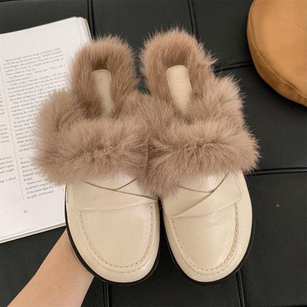 slippers female shoes winter woman slipper low cover toe flock slides fur flip flops 2021 flat plush rome rubber hoof heels pu basic, Black
slippers female shoes winter woman slipper low cover toe flock slides fur flip flops 2021 flat plush rome rubber hoof heels pu basic, Black