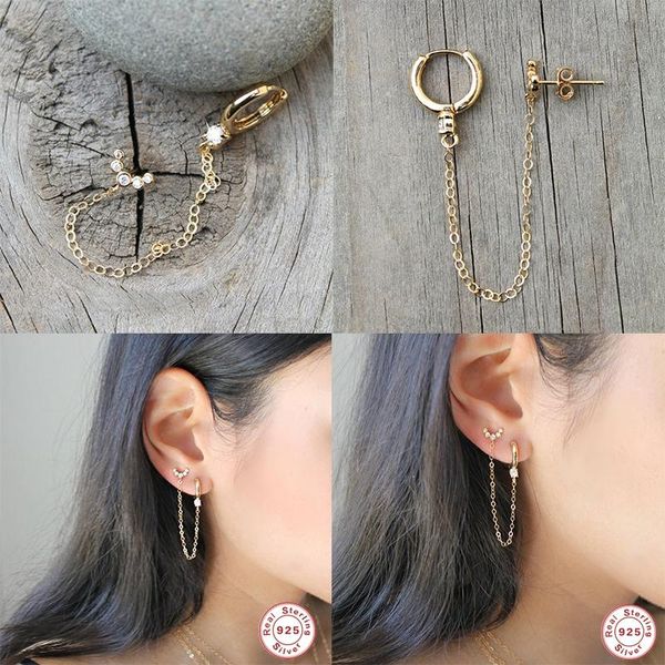 sterling silver european hiphop gothic punk handcuff earrings chain for women lovers' engagement anniversary gift jewelry stud, Golden;silver
sterling silver european hiphop gothic punk handcuff earrings chain for women lovers' engagement anniversary gift jewelry stud, Golden;silver