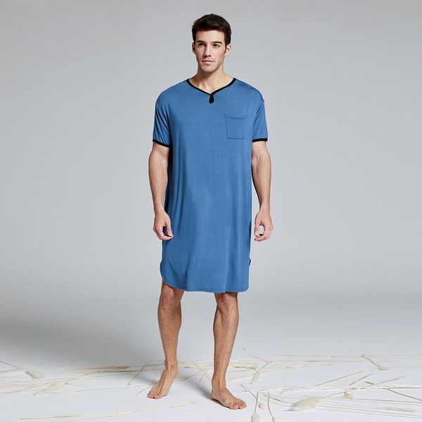 men's sleepwear men short sleeve solid robes vintage pajamas v neck pockets color nightgown kaftan mens bathrobes homewear -3xl, Black;brown
men's sleepwear men short sleeve solid robes vintage pajamas v neck pockets color nightgown kaftan mens bathrobes homewear -3xl, Black;brown