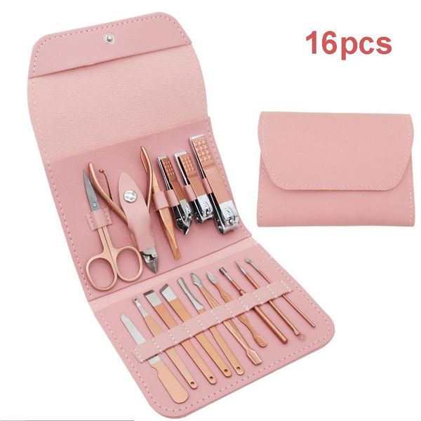 nail art kits 4/12/16pcs clipper set stainless steel manicure pedicure cuticle remover file scissors grooming travel case tools
nail art kits 4/12/16pcs clipper set stainless steel manicure pedicure cuticle remover file scissors grooming travel case tools