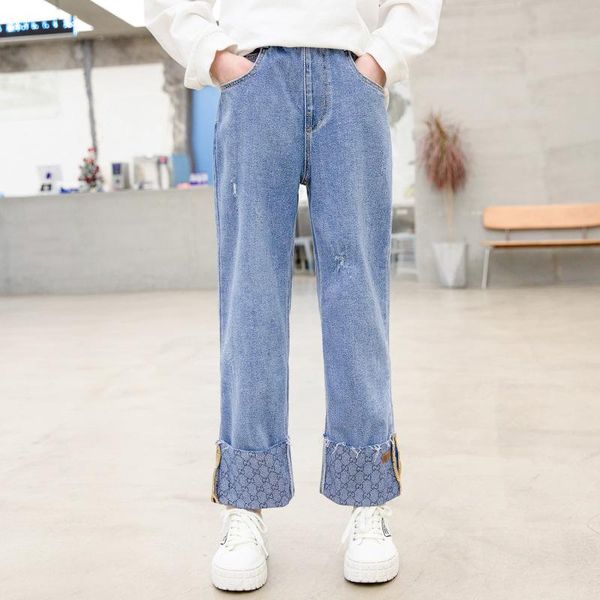 jeans girls children wide leg pants kids ripped hole loose trousers teen spring autumn clothes 6 8 10 12 14 years, Blue
jeans girls children wide leg pants kids ripped hole loose trousers teen spring autumn clothes 6 8 10 12 14 years, Blue