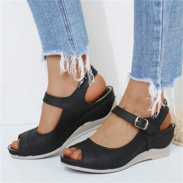 new peep toe shoes women 2021 summer retro buckle strap ladies wedge sandals 36-43 female hollow out dress party office feetwear, Black
new peep toe shoes women 2021 summer retro buckle strap ladies wedge sandals 36-43 female hollow out dress party office feetwear, Black