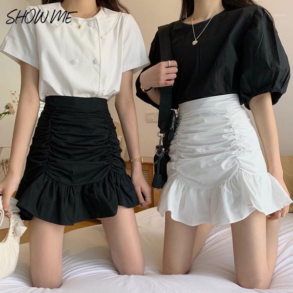 skirts women solid a-line summer mini hem ruffles ulzzang chic ruched all-match high waist harajuku lovely girls elegant, Black
skirts women solid a-line summer mini hem ruffles ulzzang chic ruched all-match high waist harajuku lovely girls elegant, Black