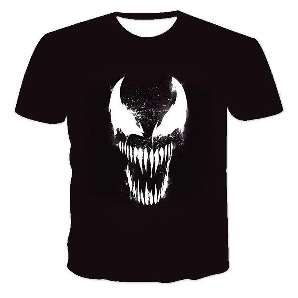 men's t-shirts 2021 summer fashion t-shirt short sleeve printing 3d casual hip hop horror top, White;black
men's t-shirts 2021 summer fashion t-shirt short sleeve printing 3d casual hip hop horror top, White;black