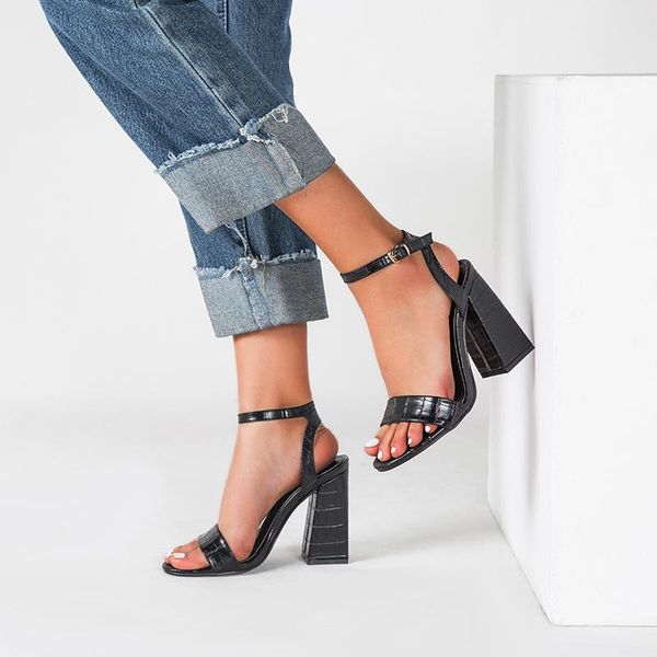 gladiator high heels women sandals summer ankle strap platform ladies shoes block heel open toe roman big size, Black
gladiator high heels women sandals summer ankle strap platform ladies shoes block heel open toe roman big size, Black